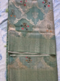 Sage Green Tissue Rangkat Saree